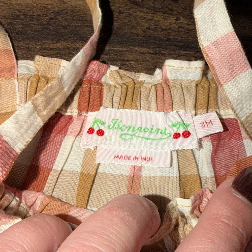 NWOT Bonpoint Loraine Top - Caramel - Picture 4 of 5